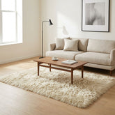 Bubble Mink Cream Faux Fur Rug Fluffy Plush Shaggy Floor Mat 160x230cm