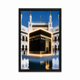Kaaba Neon LED Wall Art 40x60cm USB Powered Islamic Home Decor