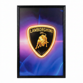 Lamborghini Logo Neon LED Wall Art 40x60cm USB Powered Decor Sign
