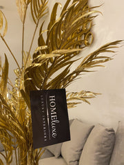 105Cm Gold Luxe Palm Tree Decor Plant