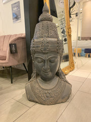 107cm XL Thai Buddha Head Stone Effect Statue