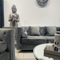 155cm Tall Stone Effect Praying Buddha Statue