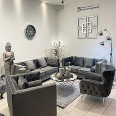 155cm Tall Stone Effect Praying Buddha Statue