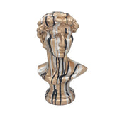David Gold Renaissance Drip Art Resin Figurine - Modern Bust Decor