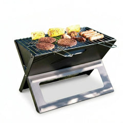 Folding Flat Portable Charcoal BBQ - Stainless Steel Outdoor Grill