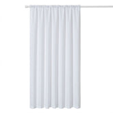 Linen White Voile Curtain Panel - Lightweight Slot Top 55" x 90"