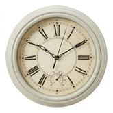 Traditional Lincoln Cream Wall Clock Vintage Roman Numeral Dial