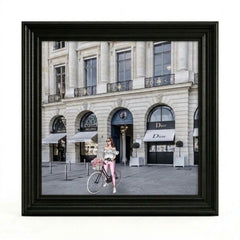 Dior Joaillerie Black Step Frame Luxury Wall Art 70x70cm Home Decor