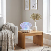 Home Luxe Seashell Pearl Glitter Lamp LED 7 Colour Changing | White