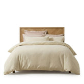 Single Cream Teddy Fleece Duvet Cover Set - Super Soft Snug Bedding