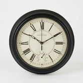 Traditional Lincoln Black Wall Clock Vintage Roman Numeral Dial