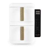 Salter VertiCook Ultra 9L Stackable Dual Air Fryer White & Gold