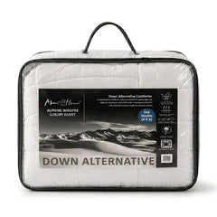 About Home 13.5 TOG Double Down Alternative Duvet - 100% Cotton Outer
