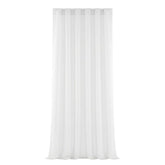 White Amber Textured Voile Curtain Panel - 55" x 90" Home Collection