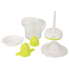 Nutri-Q 1.2L White Electric Citrus Juicer - 40W with Pulp Filter