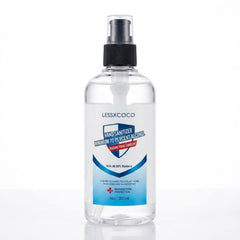 Lessxcoco 70% Alcohol Instant Hand Sanitizer 300ml Pump Box of 72
