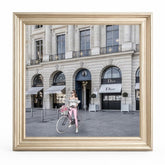Dior Joaillerie Champagne Step Frame Wall Art 70x70cm Luxury Decor