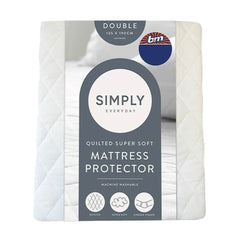 Simply Everyday Anti-Bacterial Double Quilted Mattress Protector - 2 Pack