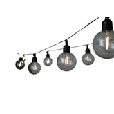 Solar Powered Edison Style Light Bulb String Lights 10pk - Warm White