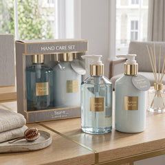 Home Luxe Maison Parfum Suave Stone Blue Hand Wash Lotion Gift Set