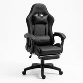 ZADAR Black Musical Gaming Chair with Bluetooth, RGB & Footrest