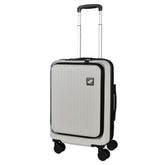 Cream Charging Cabin Case - Hardshell Carry On Suitcase with USB Port