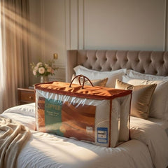 Pack of 2 Copper Infused Memory Foam Pillows - Cooling Sleep Support