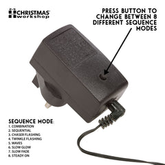 200 L.E.D. Chaser Christmas Lights