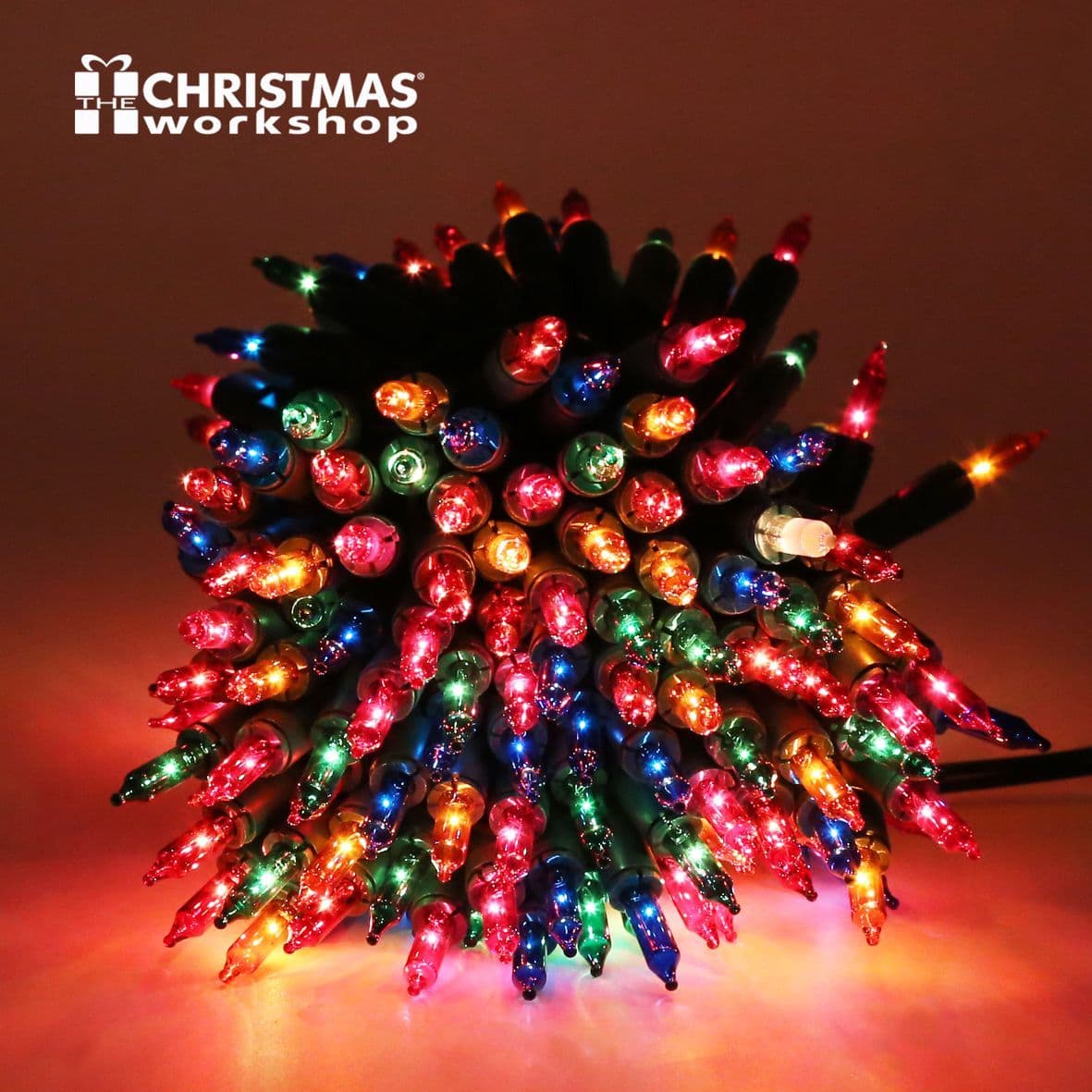 200 Shadeless Fairy Lights Clear/Multi-Coloured