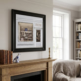 Dior Maison Boutique Black Step Frame 40x40cm Luxury Wall Art Decor
