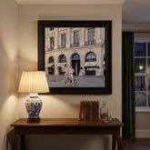 Dior Joaillerie Black Step Frame Luxury Wall Art 70x70cm Home Decor