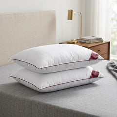 Savile Microfibre Pillows - 2 Pack Down-Like Soft Support Bed Pillows