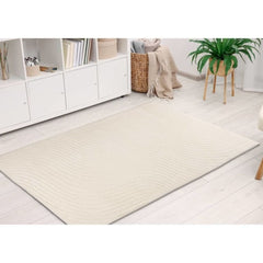 Loren Cream Area Rug 130 x 210cm - Luxury Soft Living Room Carpet