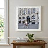 Dior Joaillerie White Step Frame Luxury Wall Art 70x70cm Home Decor