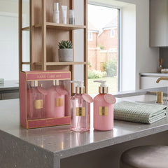 Home Luxe Maison Parfum Rouge Pink Hand Wash Lotion Gift Box Set