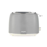 Salter Retro 2-Slice Toaster - Grey 930W Wide Slot with 6 Browning Levels