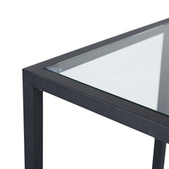 3-Tier Square Black & Grey Display Unit