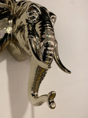 32X30Cm Gold Elephant Headwall Ornament