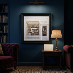 Dior Maison Boutique Black Step Frame 70x70cm Luxury Wall Art Decor