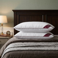 Savile Microfibre Pillows - 2 Pack Down-Like Soft Support Bed Pillows