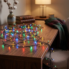 Eveready 120 Multicolour LED Solar String Lights - 12.5m Garden Decor