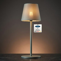 Duchi 36cm LED Touch Lamp - White Cordless, Rechargeable & Dimmable