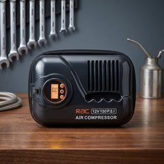 RAC 12V Digital Air Compressor - Portable 150 PSI Tyre Inflator