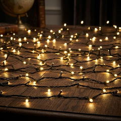 Eveready 80 Warm White LED Solar String Lights - 9.3m Garden Decor