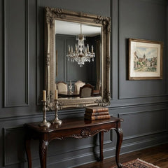 Vintage Champagne Wall Mirror 60x90cm Ornate Baroque Chic Frame