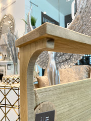 40Cm Wine Bottle & Glass Holder Unit