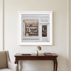 Dior Maison Boutique White Step Frame 70x70cm Luxury Wall Art Decor
