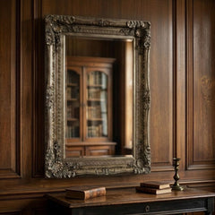 Vintage Champagne Wall Mirror 60x90cm Ornate Baroque Chic Frame