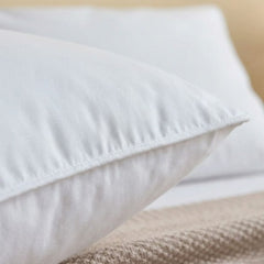 CloudNest Luxury Duck Feather Pillows - Pack of 2 Soft Support Pillows