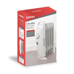 5 Fin Mini Oil Filled Radiator - 500W
